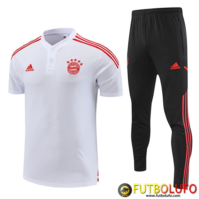 Camiseta Polo Bayern Munich Blanco 2023/2023