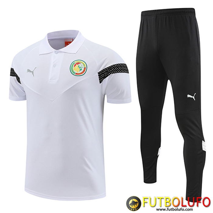 Camiseta Polo Senegal Blanco 2023/2023