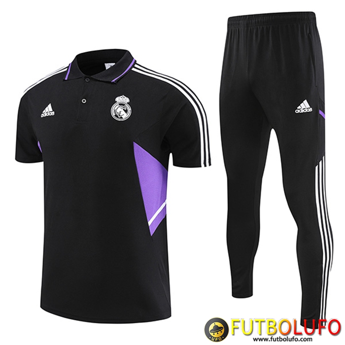 Camiseta Polo Real Madrid Negro 2023/2023