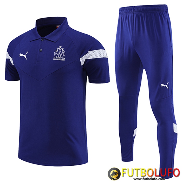 Camiseta Polo Marsella Azul 2023/2023