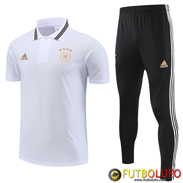 Camiseta Polo Alemania Blanco 2023/2023
