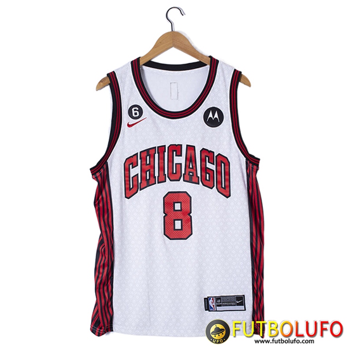 Camisetas Chicago Bulls (LAVINE #8) 2023/23 Blanco
