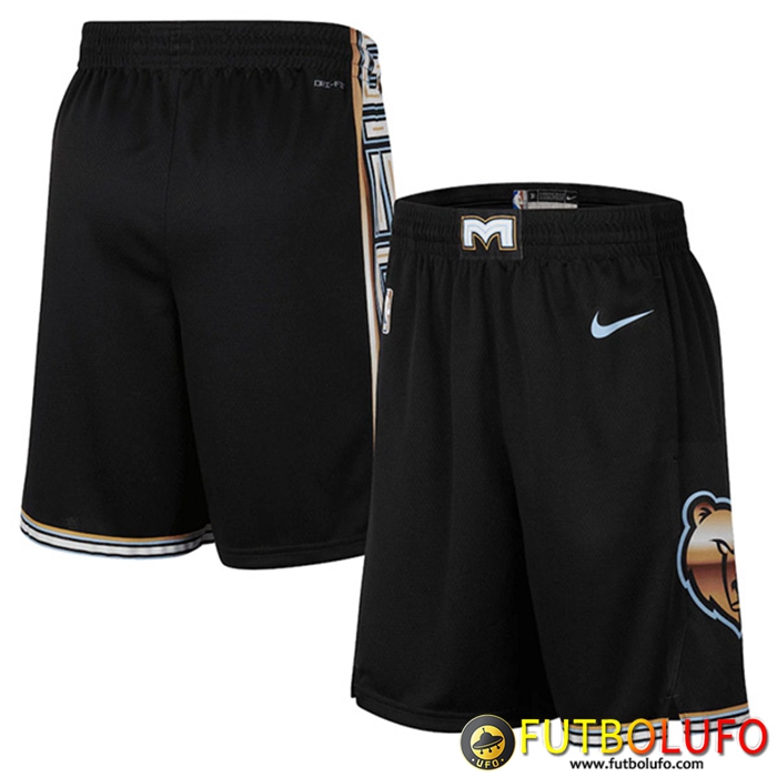 Cortos NBA Memphis Grizzlies Negro
