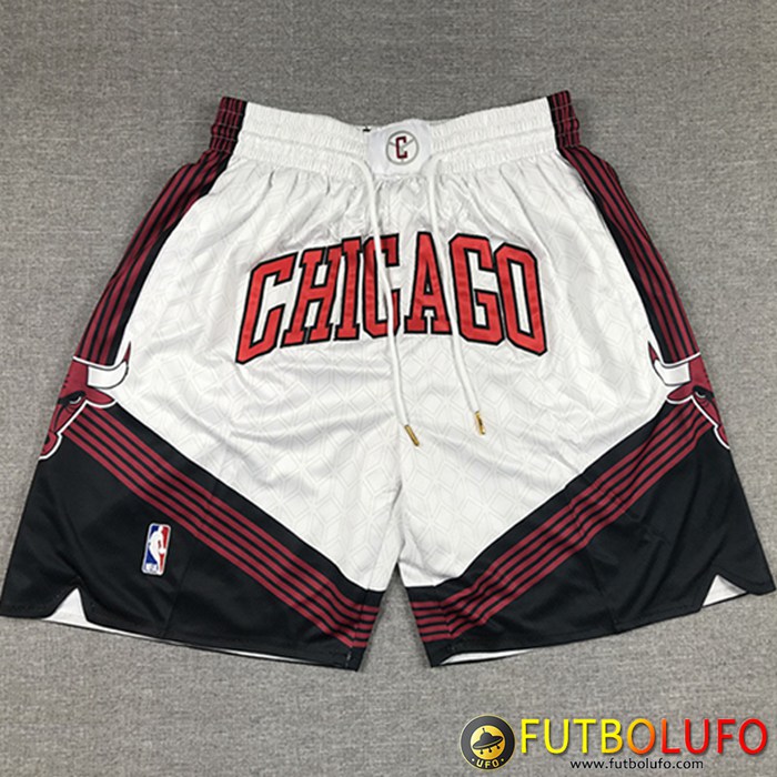 Cortos NBA Chicago Bulls Blanco