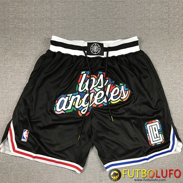 Cortos NBA Los Angeles Clippers Negro