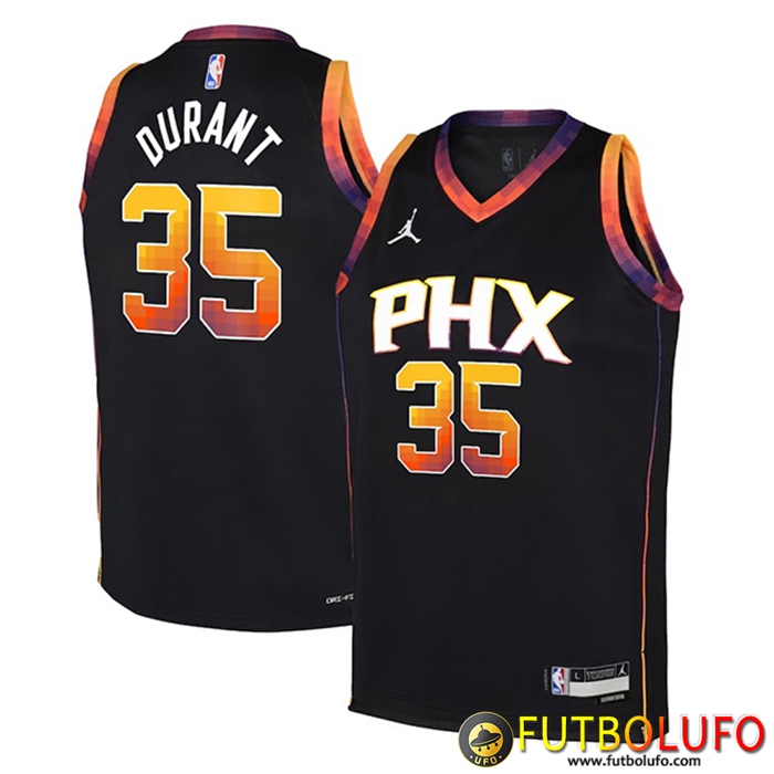 Camisetas Phoenix Suns (DURANT #35) 2023/23 Negro Statement Edition