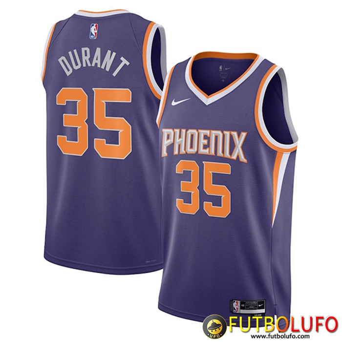 Camisetas Phoenix Suns (DURANT #35) 2023/23 Violeta Icon Edition