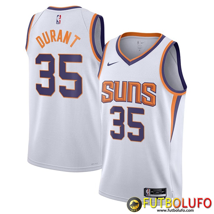 Camisetas Phoenix Suns (DURANT #35) 2023/23 Blanco Association Edition