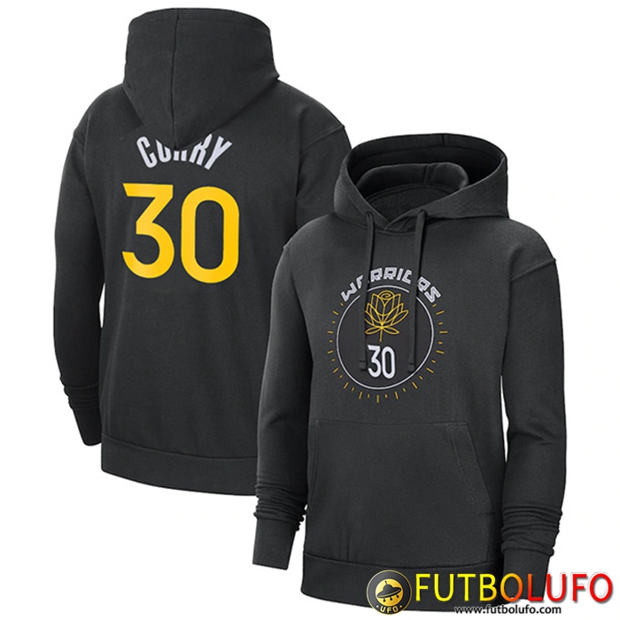 Sudadera De Entrenamiento Capucha Golden State Warriors Negro 2023