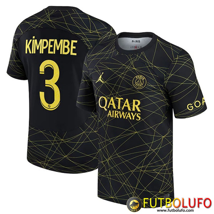 Camisetas De Futbol PSG (KIMPEMBE #3) 2023/2023 Fourth