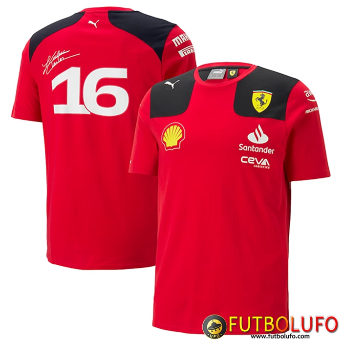 T-Shirt F1 Scuderia Ferrari Team Amarillo 2023