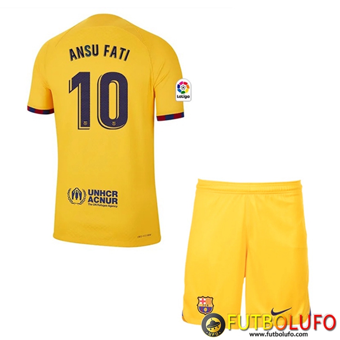 Camisetas De Futbol Barcelona (ANSU FATI #10) Ninos Fourth 2023/2023