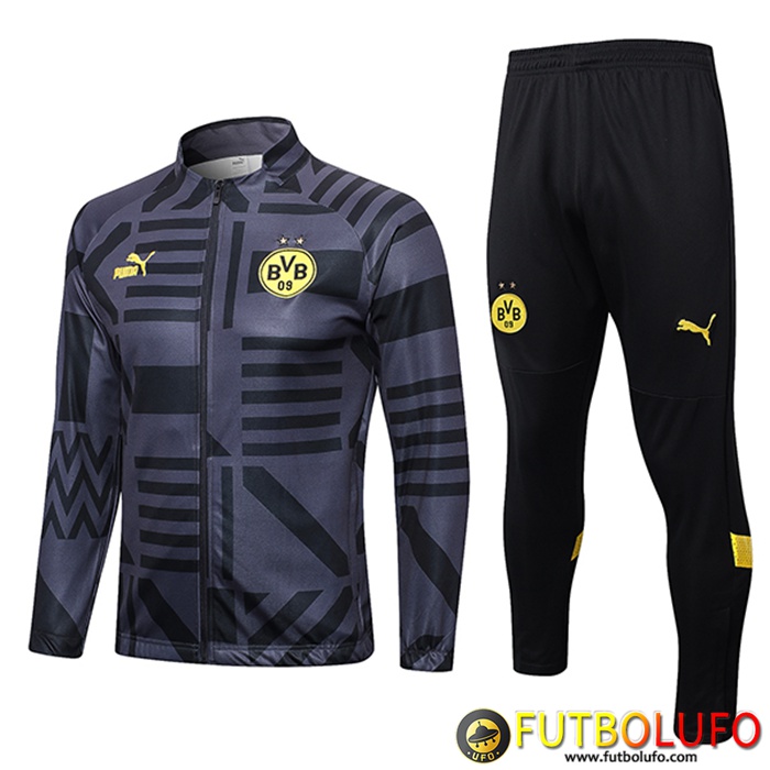 Chandal Equipos De Futbol - Chaqueta Dortmund Gris 2023/2023
