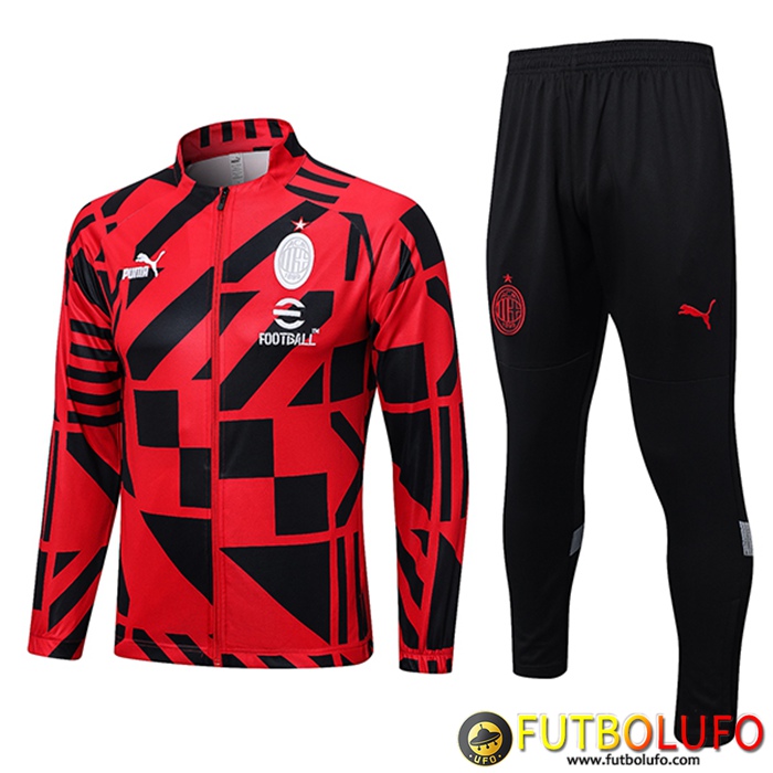 Chandal Equipos De Futbol - Chaqueta AC Milan Rojo 2023/2023