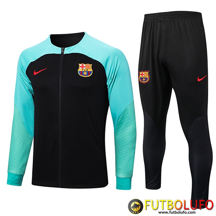 Chandal Equipos De Futbol - Chaqueta FC Barcelona Negro 2023/2023