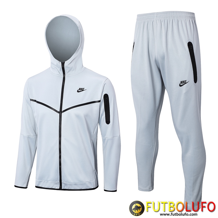 Chaqueta Con Capucha Chandal Rompevientos Chaqueta Nike Gris 2023/2023
