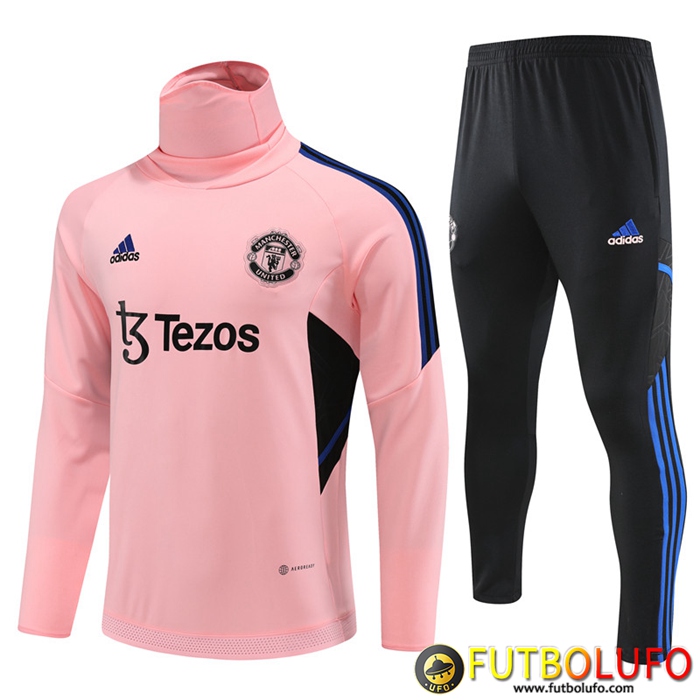 Chandal Equipos De Futbol Manchester United High Collar Rosa 2023/2023