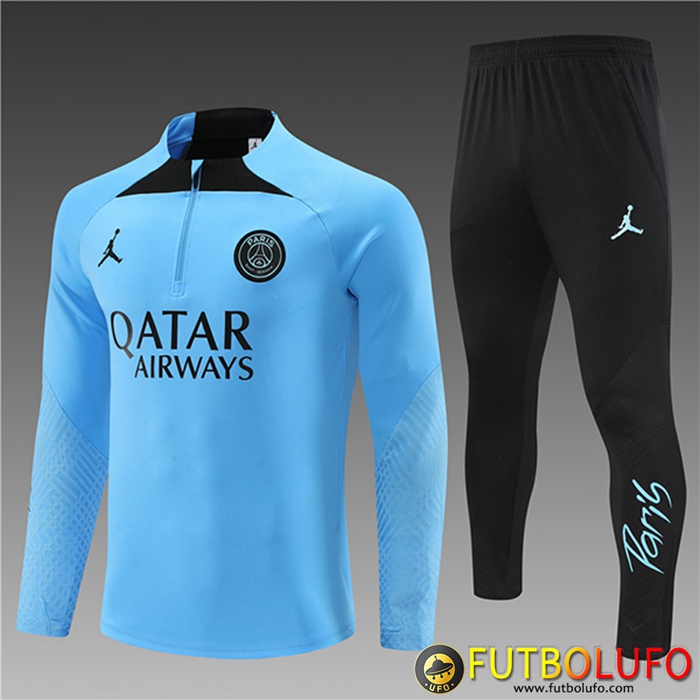Chandal Equipos De Futbol PSG Jordan Ninos Azul Oscuro 2023/2023