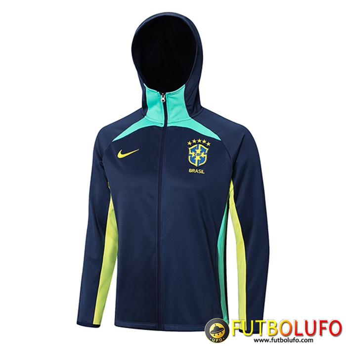 Chaqueta Con Capucha Brasil Azul marino 2023/2023