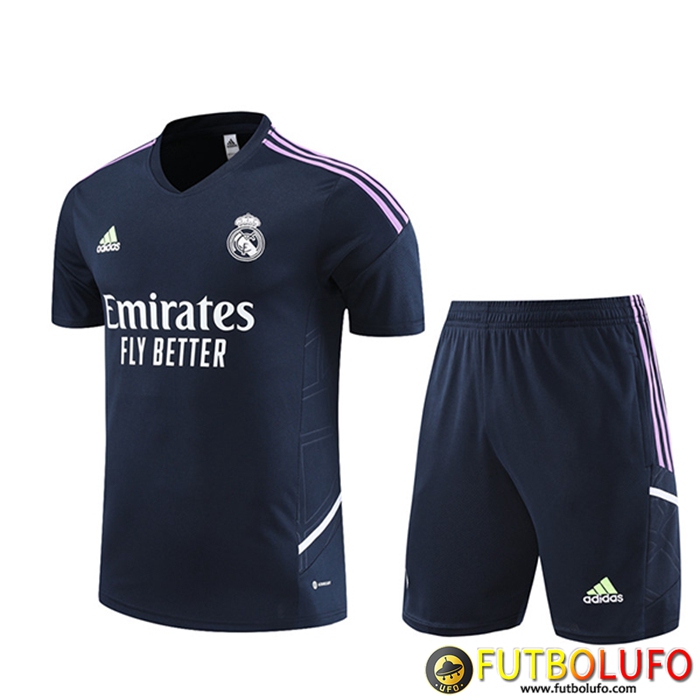 Camiseta Entrenamiento + Cortos Real Madrid Azul marino 2022/2023