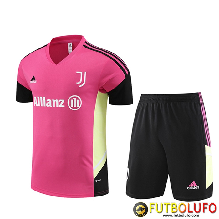 Camiseta Entrenamiento + Cortos Juventus Rosa 2022/2023