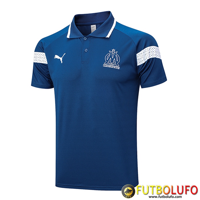 Camiseta Polo Marsella Azul 2022/2023
