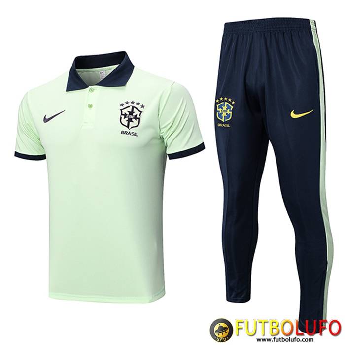 Camiseta Polo Brasil Púrpura 2023/2024