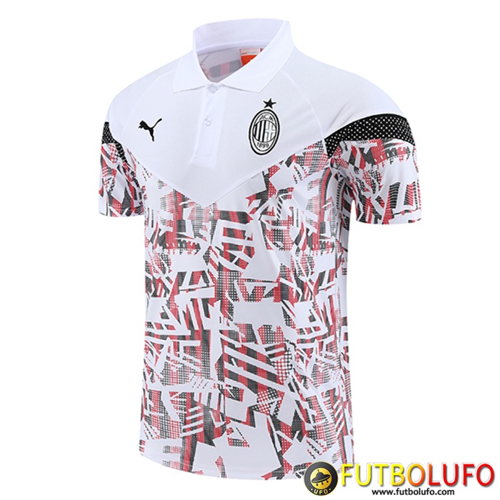 Camiseta Polo AC Milan Blanco 2022/2023