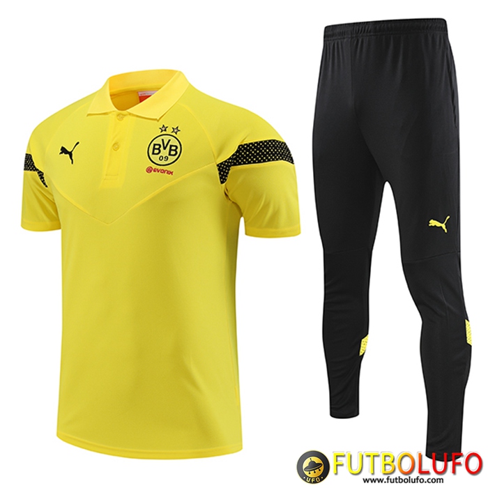 Camiseta Polo Dortmund Amarillo 2022/2023