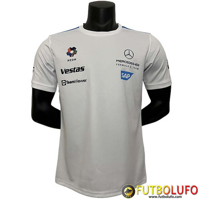 Camiseta de manga corta F1 Mercedes Benz Team Blanco 2023