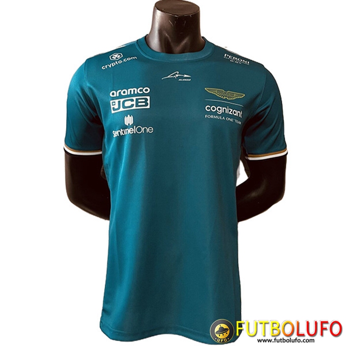 Camiseta de manga corta F1 Aston Martin Team Verde 2023