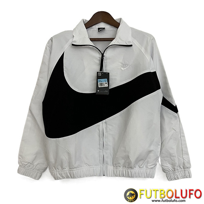 Rompevientos Nike Blanco/Negro 2023