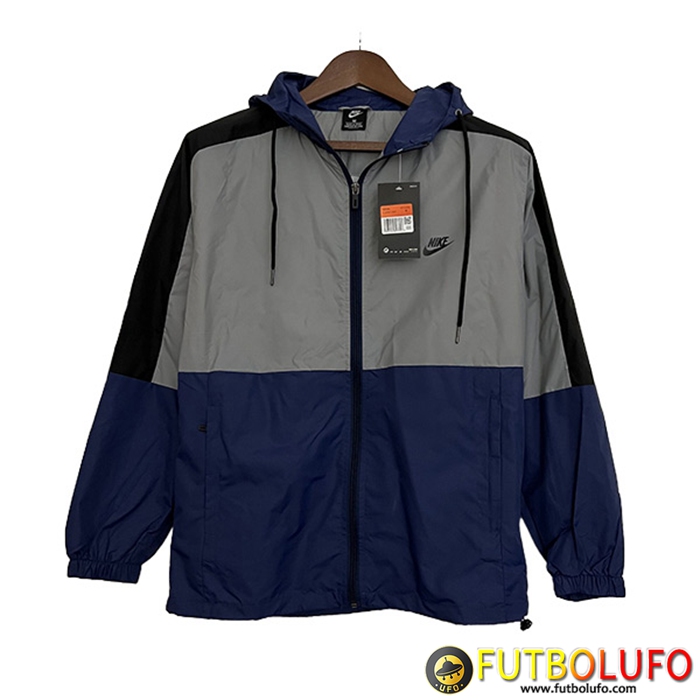 Rompevientos Nike Gris/Azul 2023