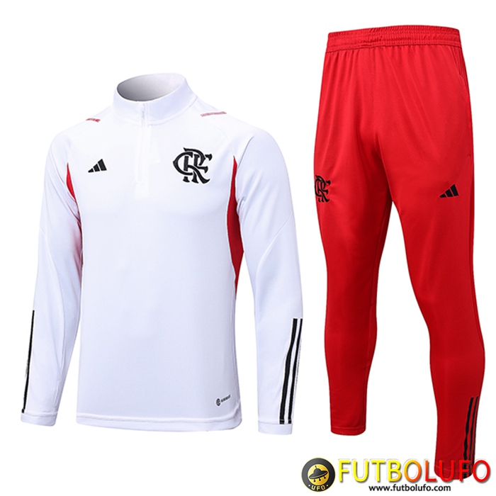 Chandal Equipos De Futbol Flamenco Blanco 2023/2024