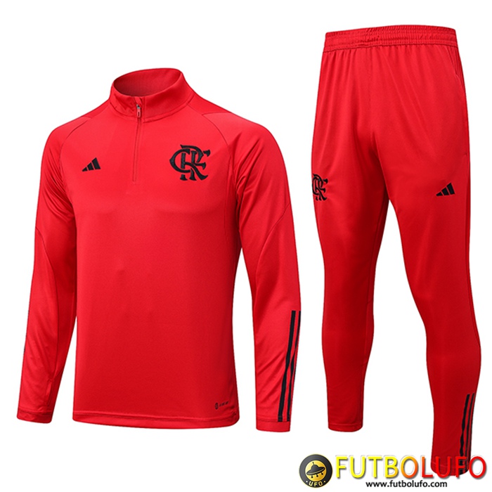 Chandal Equipos De Futbol Flamenco Rojo 2023/2024
