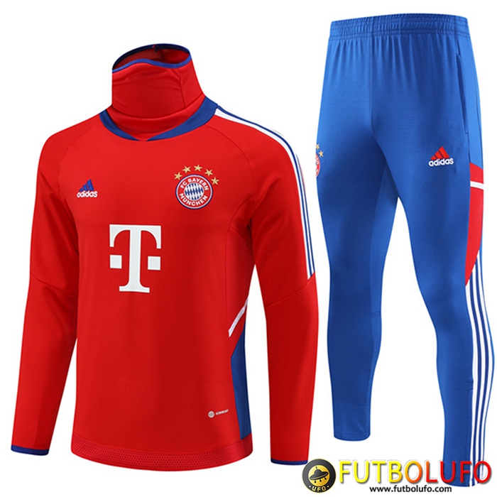 Chandal Equipos De Futbol Bayern Munich High Collar Rojo 2022/2023