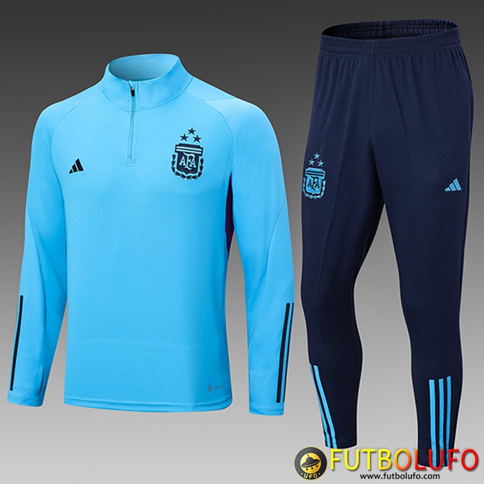 Chandal Equipos De Futbol Argentin Ninos Azul Claro 2022/2023