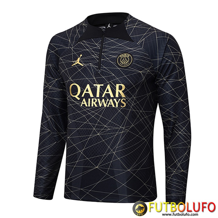 Sudadera De Entrenamiento PSG Negro 2023