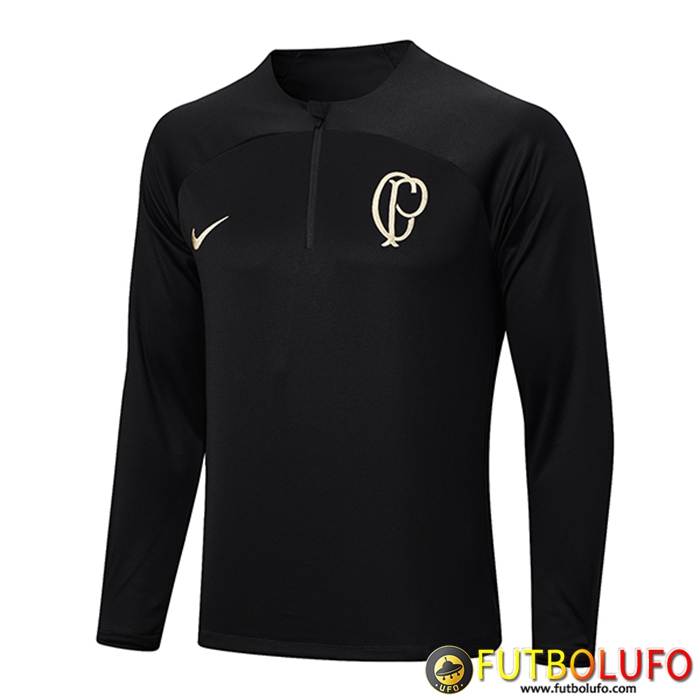Sudadera De Entrenamiento Corinthians Negro 2023/2024