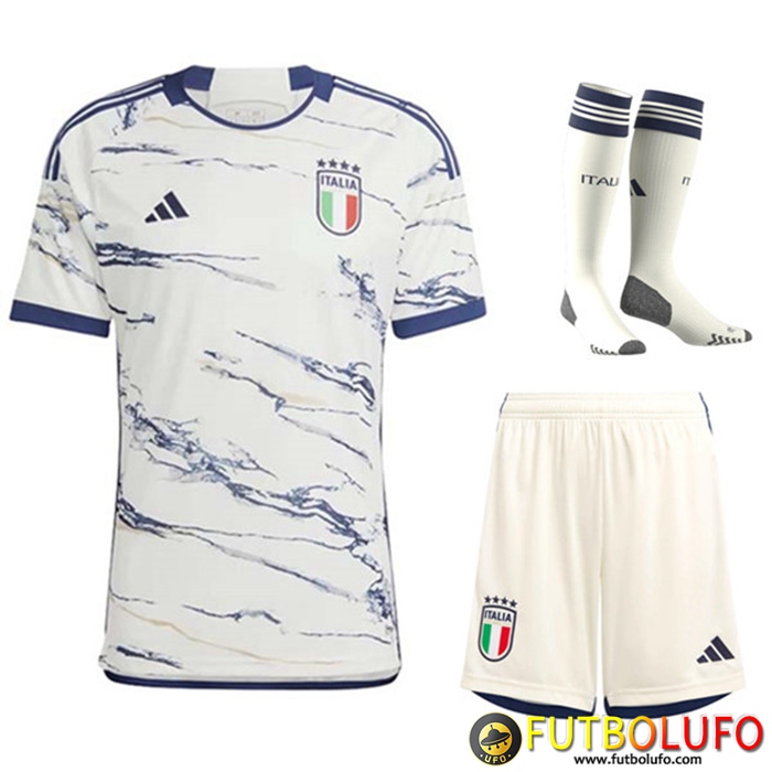 Camisetas De Futbol Italia Segunda (Cortos + Calcetines) 2023/2024