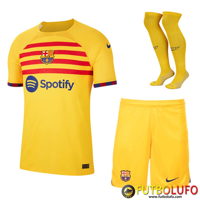 Camisetas De Futbol FC Barcelona Fourth (Cortos + Calcetines) 2022/2023