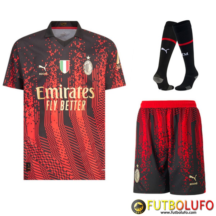 Camisetas De Futbol AC Milan x KOCHE Fourth (Cortos + Calcetines) 2022/2023