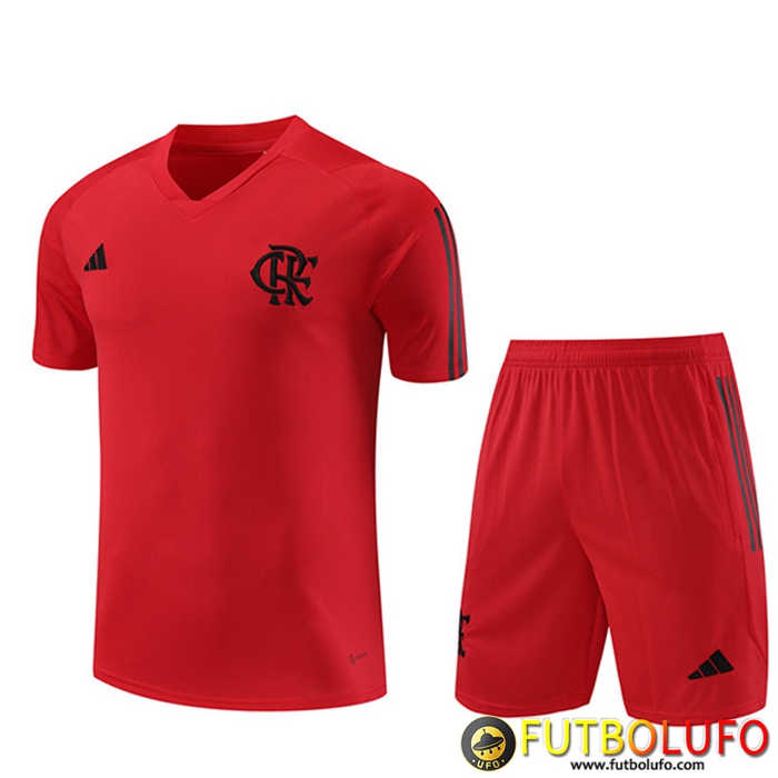 Camiseta Entrenamiento + Cortos Flamenco Rojo 2023/2024