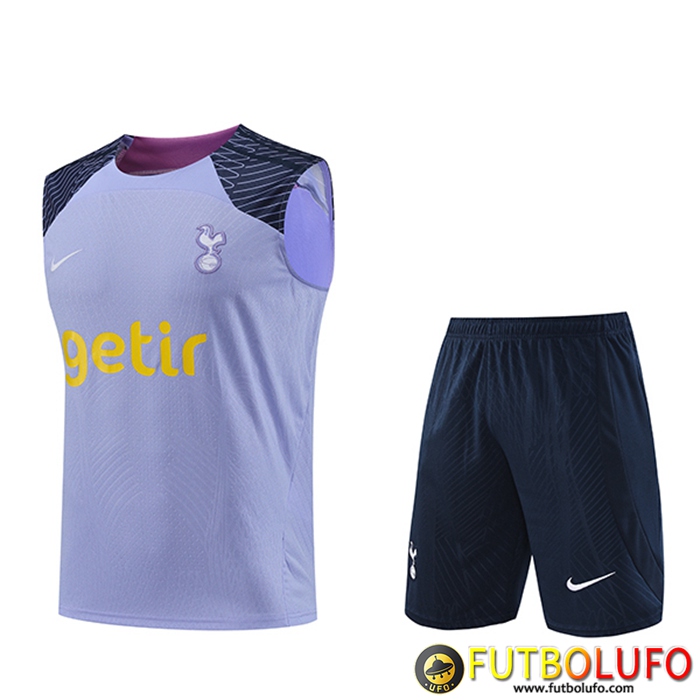 Camiseta Entrenamiento sin mangas + Cortos Tottenham Hotspur Violeta 2023/2024