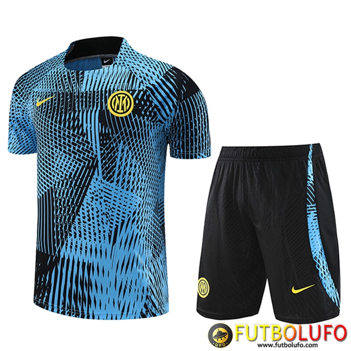 Camiseta Entrenamiento + Cortos Inter Milan Azul Claro 2023/2024