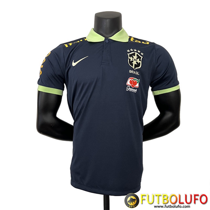 Camiseta Polo Brasil Azul marino 2023/2024