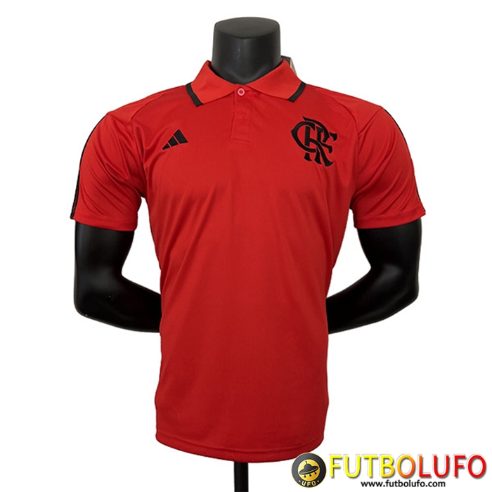 Camiseta Polo Flamengo Rojo 2023/2024