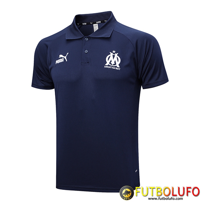 Camiseta Polo Marsella Azul marino 2023/2024