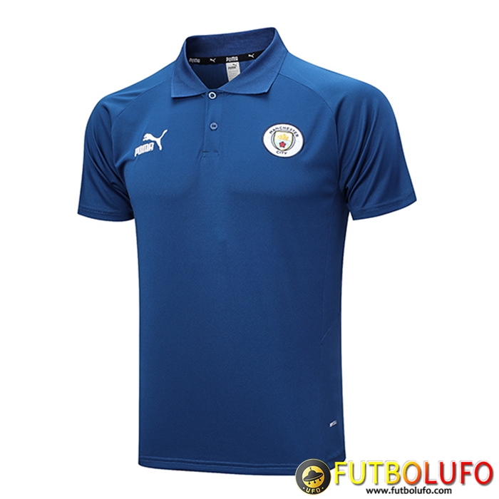 Camiseta Polo Manchester City Azul marino 2023/2024