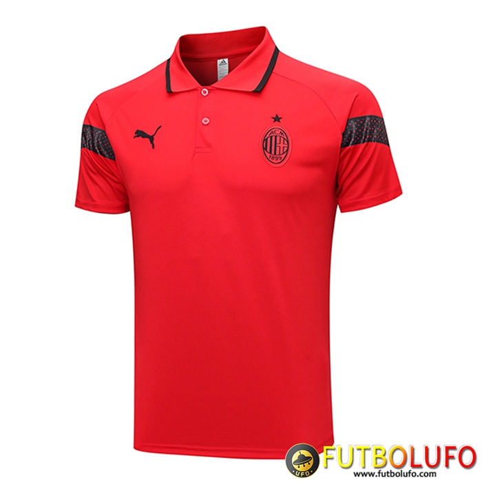 Camiseta Polo AC Milan Rojo 2023/2024